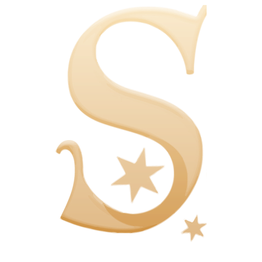 Detail des Logos: der untere Bogen des S mit zwei sechsstrahligen Sternen