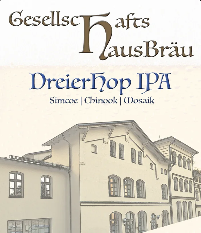 Etikett des DreierHop IPA