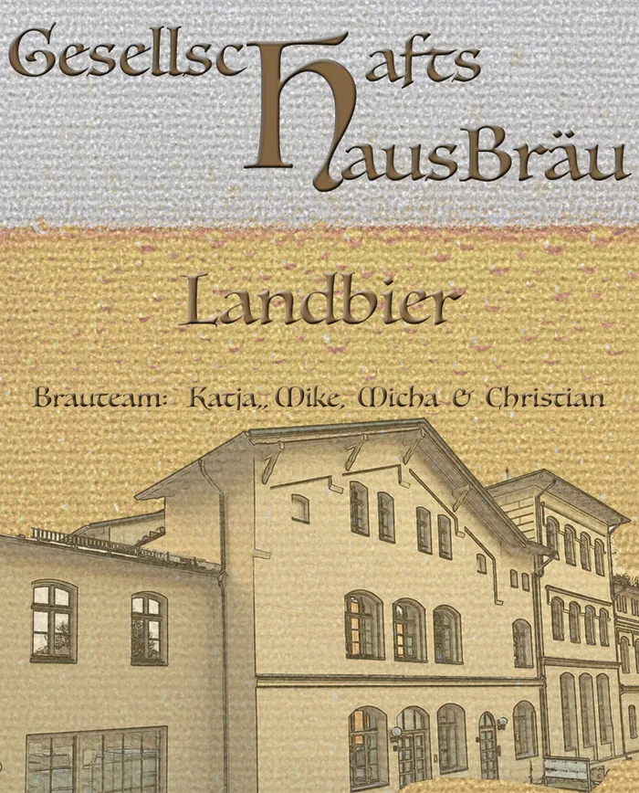 Etikett des Landbiers